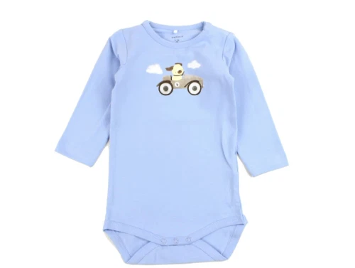 Name It chambray blue hundeprint body